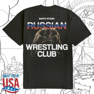 kenny Santo Studio Merch Russian Wrestling Tee0