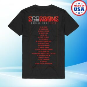 kenny Scorpions Merch Store Coming Home Live Cover Shirt