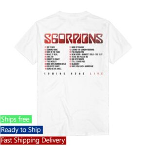 kenny Scorpions Merch Store Coming Home Live Shirt