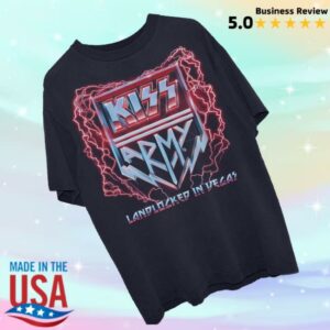 kenny Shop Kiss Online Merch Landlocked In Vegas T Shirts