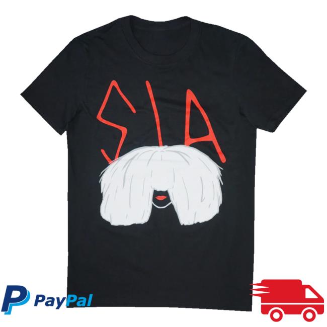Sia Music Shop Merch Big Wig Tee 2 Sia Music Shop Merch Big Wig Tee