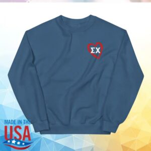 kenny Sigma Chi Merch Store Sigma Chi Valentines Crewneck Sweatshirt