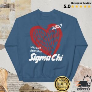 kenny Sigma Chi Merch Store Sigma Chi Valentines Crewneck Sweatshirta