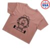 kenny Silverstein Merch Store Robot Love Pink Crop Shirts