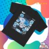 kenny Skull Action Merch Blue Skull Blooms Tee0