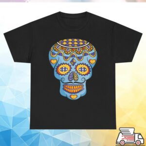 kenny Skull Action Merch Calavera Azul Tee