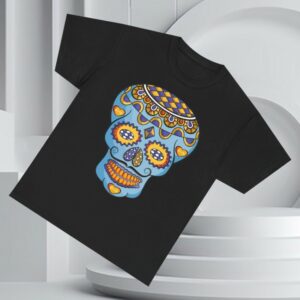 kenny Skull Action Merch Calavera Azul Tee0