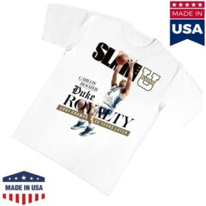 kenny Slam Goods Merch Store Slam Cover Shirt White Carlos Boozer Slamu Iconss