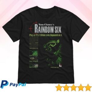kenny Socpens Merch Store Tom Clancys Rainbow Six Shirt