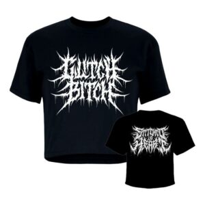 kenny Stitched Up Heart Merch Store Limited Edition Glitch Bitch Crop Top