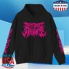 kenny Stitched Up Heart Merch Store Pink Death Metal Pullover Hoodie