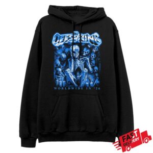 kenny TRC The Offspring Merch Shop Store Sitting Skeleton 2026 Tour Hoodie