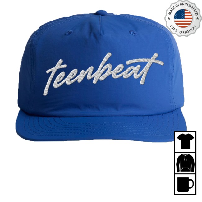 kenny Teen Beat Merch Store Blue Logo Hat kenny Teen Beat Merch Store Blue Logo Hat