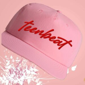 kenny Teen Beat Merch Store Pink Logo Hats kenny Teen Beat Merch Store Pink Logo Hats