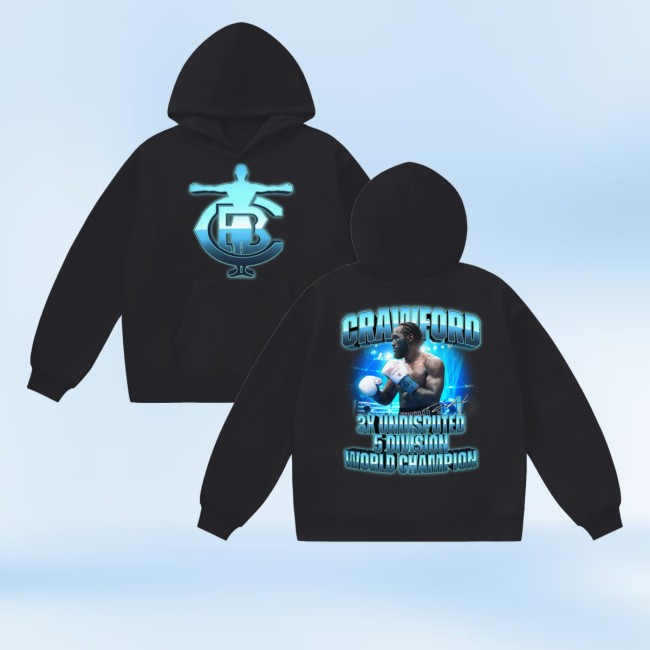 Terence Crawford Store Merch 3X Undisputed 5-Division Champion Hoodie 5 Terence Crawford Store Merch 3X Undisputed 5-Division Champion Hoodie