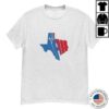 kenny Texas Snax Merch All Yall Texas Tee With Red And Blue Texas Shaped Graphic