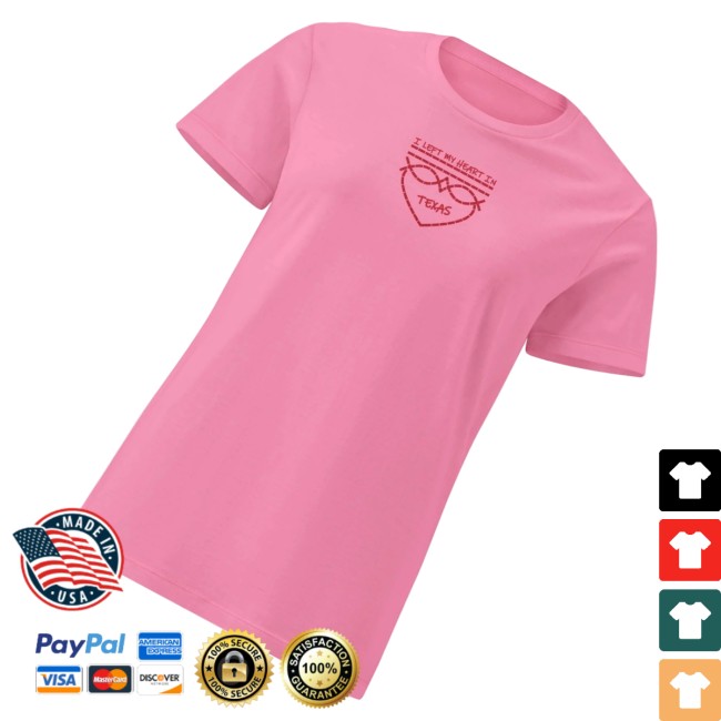 kenny Texas Snax Merch I Left My Heart In Texas Womens Pink Tee10 kenny Texas Snax Merch I Left My Heart In Texas Womens Pink Tee10