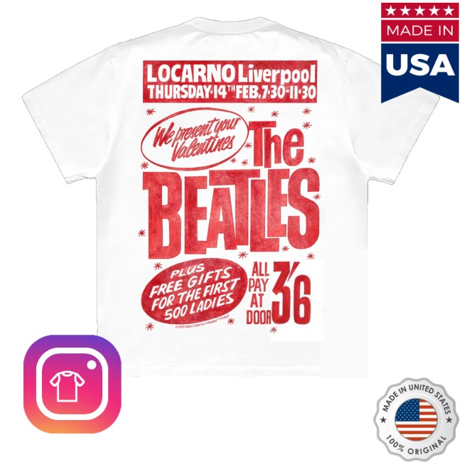 The Beatles Merrch Store Valentine's Day '63 Shirt 3 The Beatles Merrch Store Valentine's Day '63 Shirt