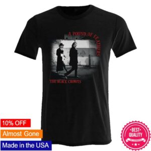 kenny The Black Crowes Store Merch Shop A Pound Of Feathers Black T Shirt
