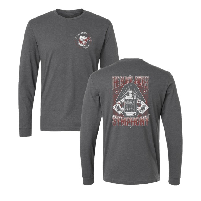 The Black Jacket Symphony Merch Store Bourbon Cards Long Sleeve 5 The Black Jacket Symphony Merch Store Bourbon Cards Long Sleeve