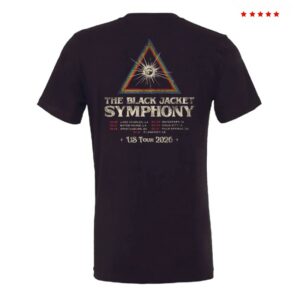 The Black Jacket Symphony Merch Store The Dark Side Of The Moon 2026 Tour Shirt