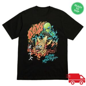 The Boys Store Merch Global Mischief Alien Tee