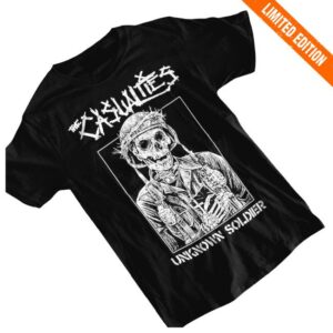 kenny The Casualties Merch Shop Store Unknown Soldier Black T Shirtd