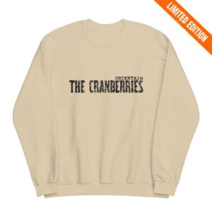 The Cranberries Store Merch Shop The Cranberries Uncertain Logo Crewneck
