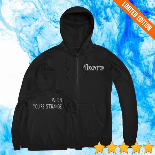 The Doors Merch Shop When You're Strange Zip Hoodie 4 The Doors Merch Shop When You're Strange Zip Hoodie