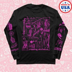 kenny The Flenser Merch Store Crippling Alcoholism Camgirl Collage Longsleeve