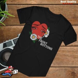 kenny The Front Bottoms Merch Shop Store Crying Heart Black T Shirte