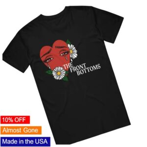 kenny The Front Bottoms Merch Shop Store Crying Heart Black T Shirts