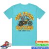 kenny The Front Bottoms Merch Shop Store Motorcycle Skeletons Lagoon Blue T Shirt