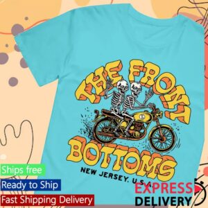 kenny The Front Bottoms Merch Shop Store Motorcycle Skeletons Lagoon Blue T Shirted