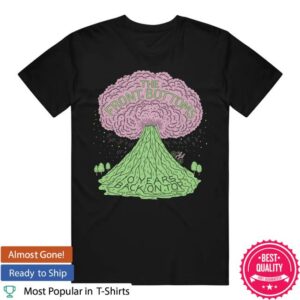 kenny The Front Bottoms Merch Shop Store Volcano Black T Shirt kenny The Front Bottoms Merch Shop Store Volcano Black T Shirt