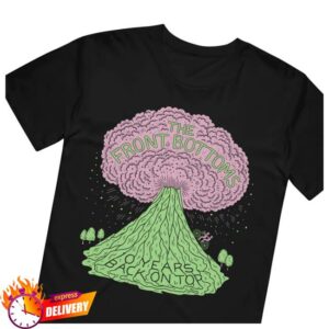 kenny The Front Bottoms Merch Shop Store Volcano Black T Shirte kenny The Front Bottoms Merch Shop Store Volcano Black T Shirte