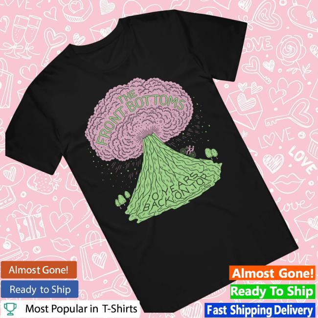 kenny The Front Bottoms Merch Shop Store Volcano Black T Shirts kenny The Front Bottoms Merch Shop Store Volcano Black T Shirts