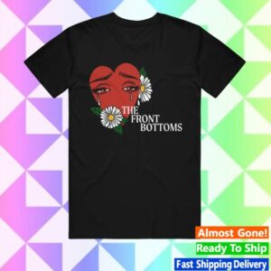 kenny The Front Bottoms Merch Store Crying Heart Black Shirt