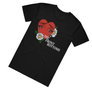 kenny The Front Bottoms Merch Store Crying Heart Black Shirts
