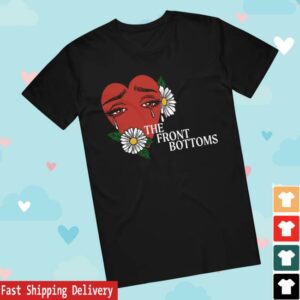 kenny The Front Bottoms Merch Store Crying Heart Black T Shirta