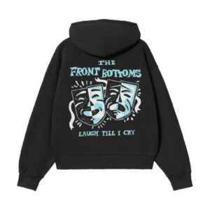 kenny The Front Bottoms Merch Store Masks Black Zip Upa