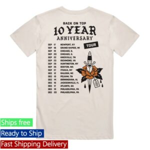 kenny The Front Bottoms Merch Store Moto Tour Natural Shirt