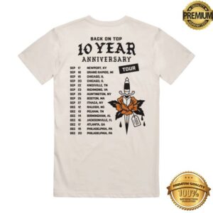 kenny The Front Bottoms Merch Store Moto Tour Natural T Shirta