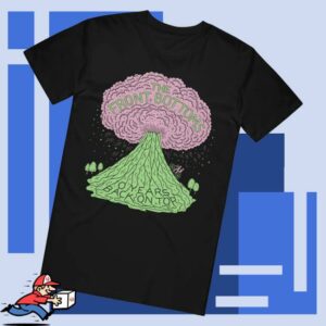 kenny The Front Bottoms Merch Store Volcano Black T Shirta