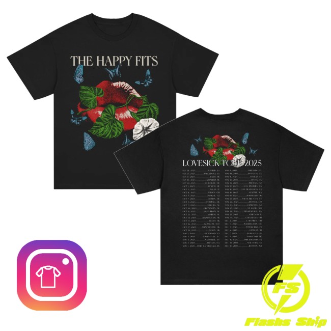 The Happy Fits Merch Store Lips Tour Shirt 5 The Happy Fits Merch Store Lips Tour Shirt