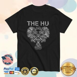 The Hu Merch Store Chrome Crest Black Shirt
