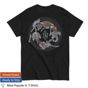 The Hu Merch Store Wolf Circle Emblem Shirt
