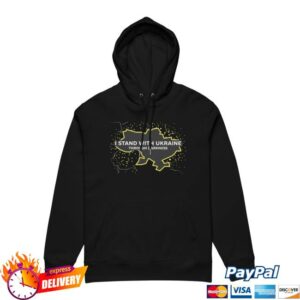 The Kyiv Independent Store Merch I Stand With Ukraine Through Darkness Hoodie