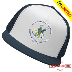 kenny The Lapd Store Swat Logo Trucker Hat0