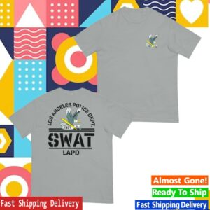 kenny The Lapd Store Swat Stencil Logo Comfort Colors T Shirt0